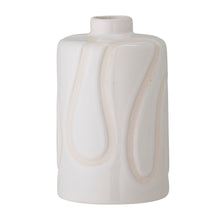 Load image into Gallery viewer, Elice Vase, Stoneware, White
