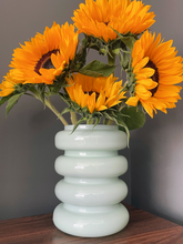 Load image into Gallery viewer, Recycled Glass Bulb Vase in Mineral Grey
