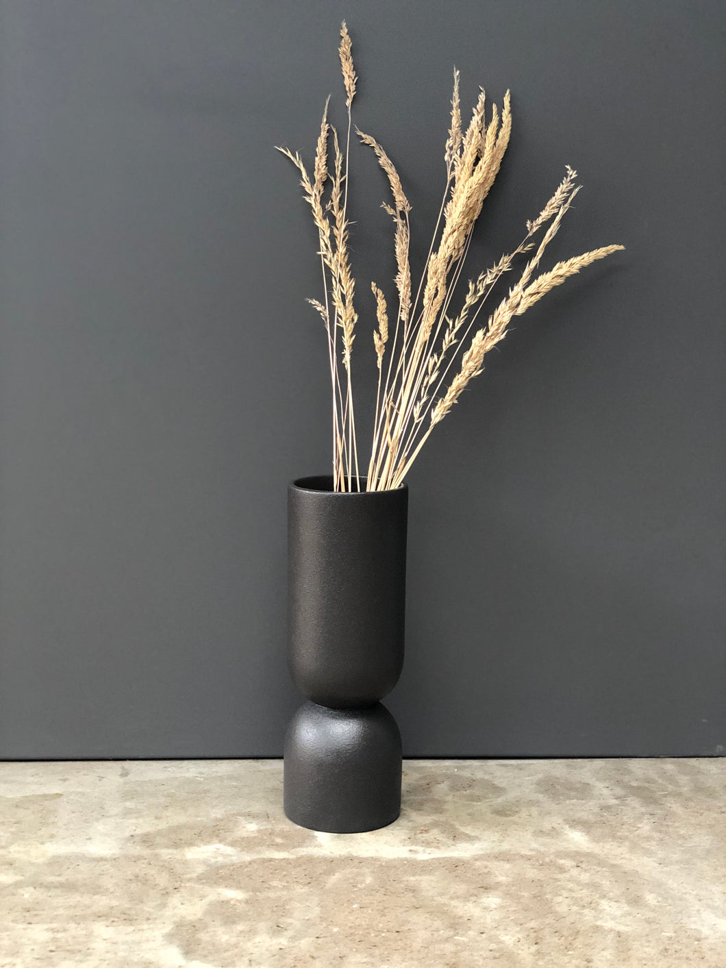 Post Vase, Cast Iron