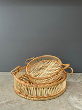 Load image into Gallery viewer, Zulu Bamboo Tray Set Natural
