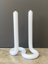 Load image into Gallery viewer, Lex Pott Twisted Candle, White
