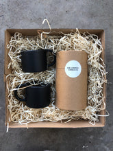Load image into Gallery viewer, Black Espresso Mug &amp; Candle Gift Set
